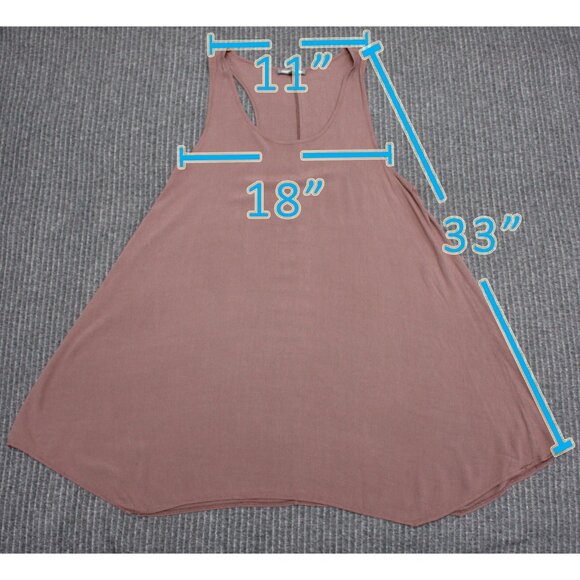 Don't Ask Why Sleeveless Tunic Blouse lightweight fabric OS Italy Made - Picture 3 of 4